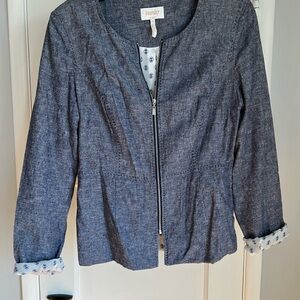 Light-weight zippered jacket by Laundry.